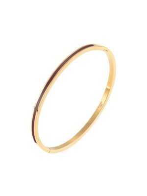 Poppy small bangle, brown