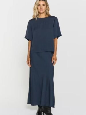 Tyne Satin Skirt Future Dusk