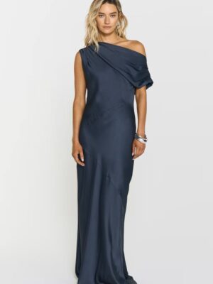 Vanessa Satin Dress Future Dusk