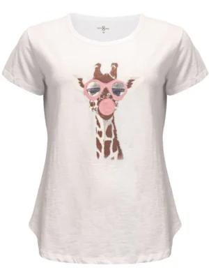 T-shirt Animal Brown Rose