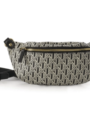 JLB Palermo Waist Bag Black-White
