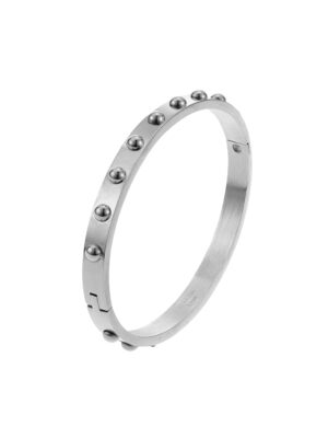 Fiona dot bangle Steel