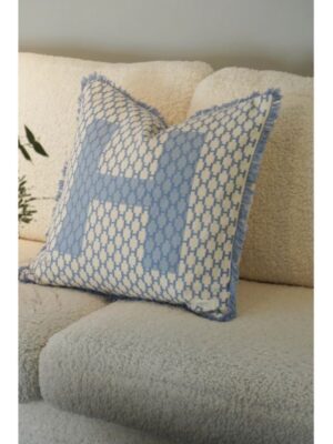Linnen Pillowcover Faded Denim