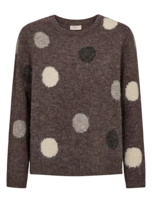 Pullover Louisa Dot Coffee Beam Moonbeam