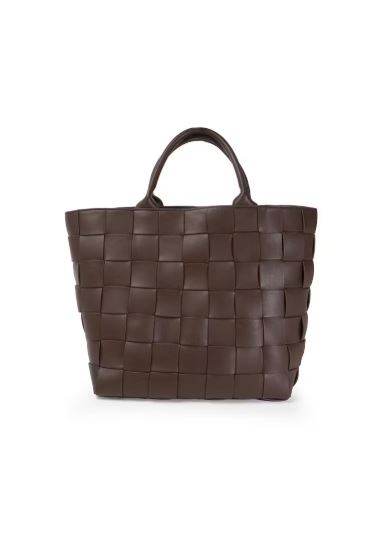 Braided Strap Shopper Chocolate - Image 2