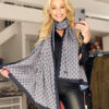 JLB Scarf 75 x200cm Black/White - Image 4