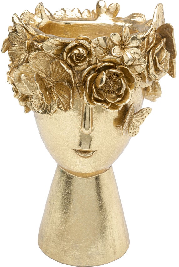 Vase Flowercrown Gold 20cm