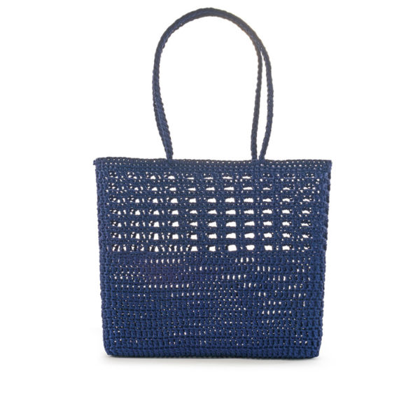 Crochet Basket Blue