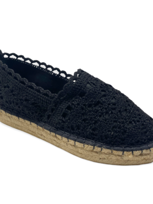 Espadrillos Macramé Black
