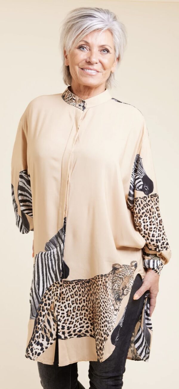 Tunic ZebraLeo Beige