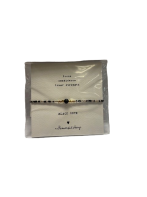 Iris card black onyx