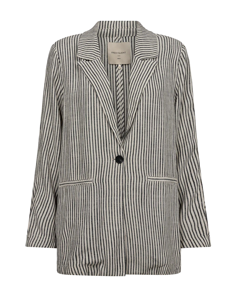 Kavaj Gigi Striped Tofu Black - Image 9