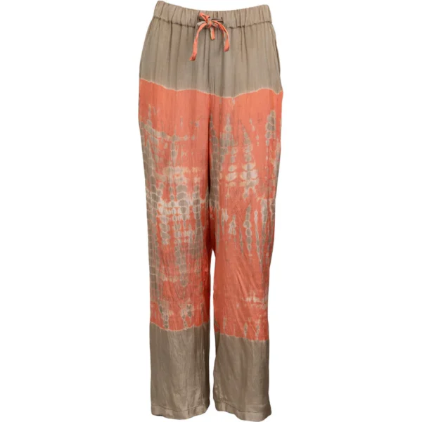 Snake Tie Dye Pants Desert Coral