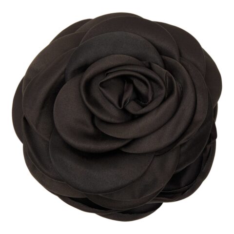 Satin Rose String Black
