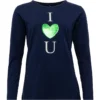Tröja I Love U-T Deep Blue