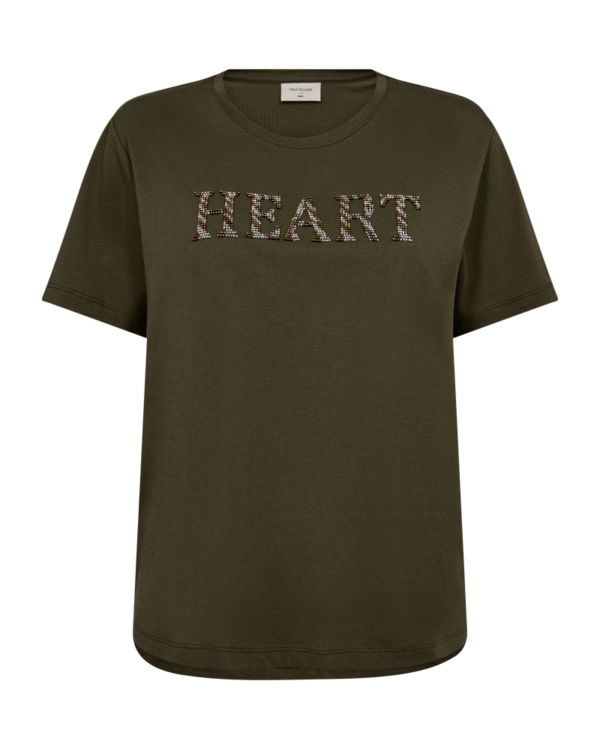 T-shirt Gaya olive bronze