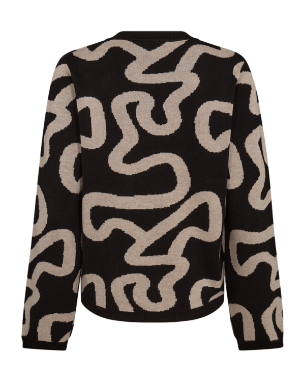 pullover Ani black taupe