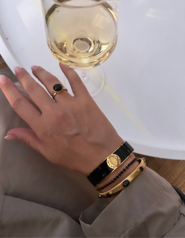 Barcelona bangle, black gold - Image 3