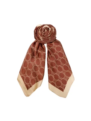 Merle Satin Scarf Coffee