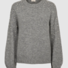 Stickad Tröja med Pärlor Grey - Image 7