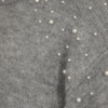 Stickad Tröja med Pärlor Grey - Image 9