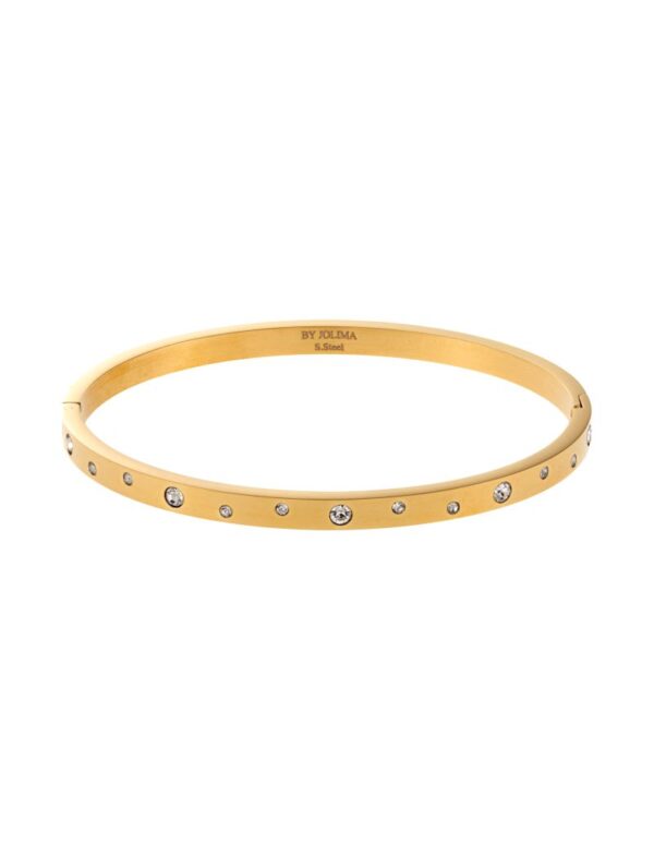 Stardust bangle, crystal gold