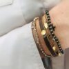 palermo enamel bangle, brown