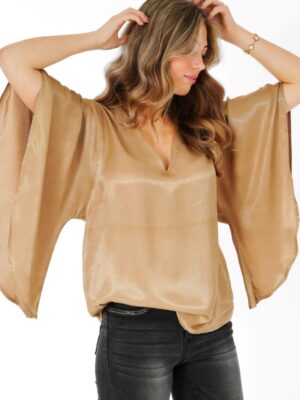 Brie Blouse Amber-Gold