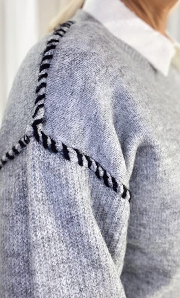 Kinlock Pullover Grey Black