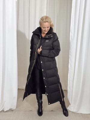 Coat Down Edda Svart