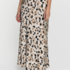 Nilea Satin Midi Skirt Abstract Leo Print - Image 2