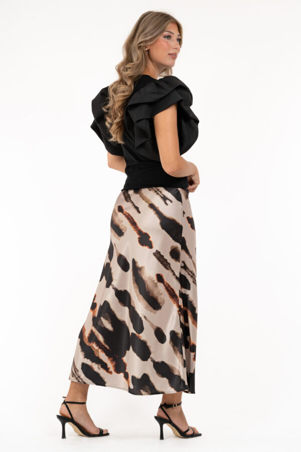 Sienna Skirt Espresso Sand Black - Image 2