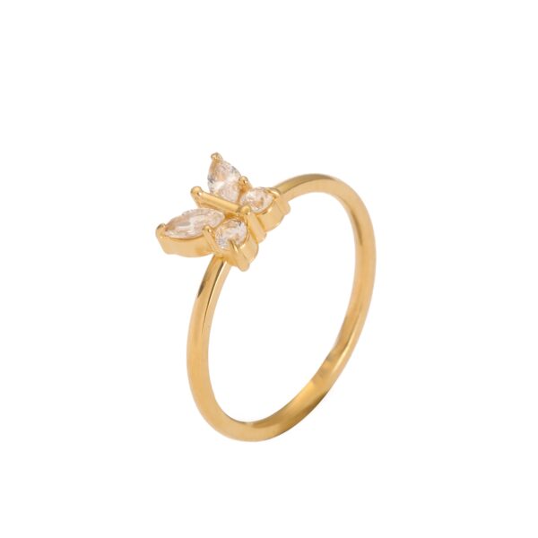 Ring Fjäril Guld