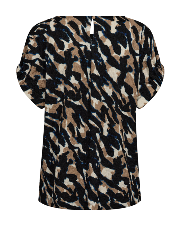 Blus Nalia Svart Silver mink