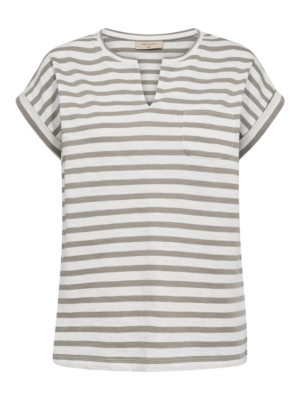 T-shirt Viva White Taupe