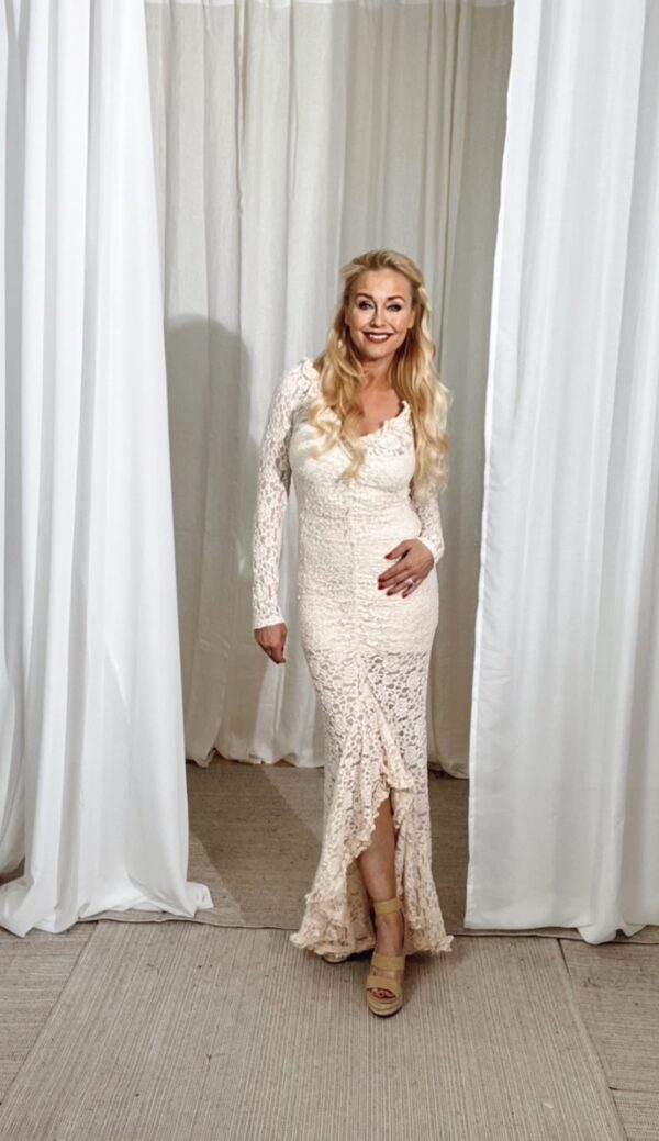 Ashley Lace Dress Seashell - Image 7