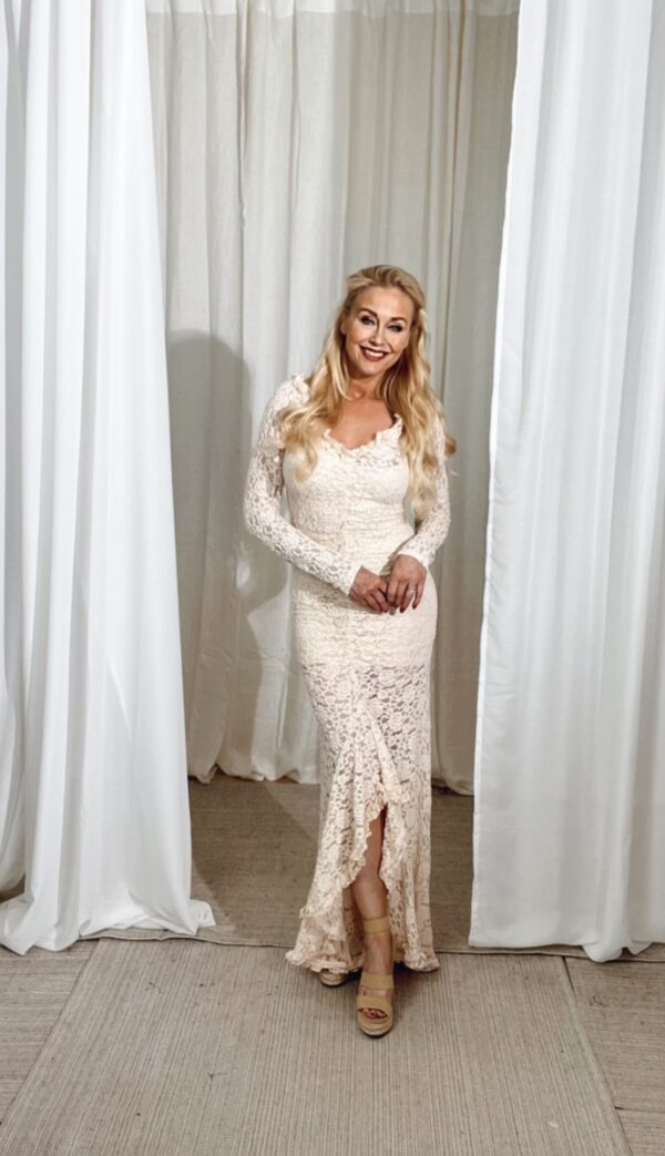 Ashley Lace Dress Seashell - Image 6