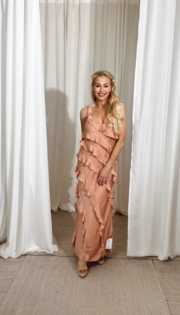 Jiselle Frill Dress Canyon Sunset - Image 5