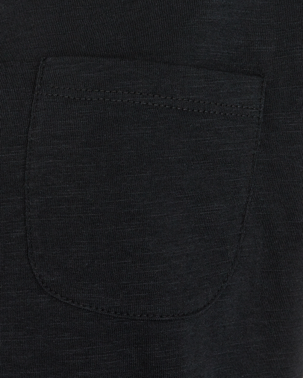 T-shirt Viva med ficka Black