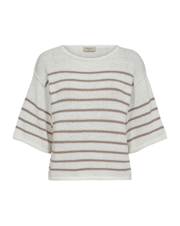 Pullover Grande White Taupe