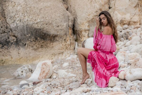 Lorena Skirt Tie Dye Fuchia - Image 6