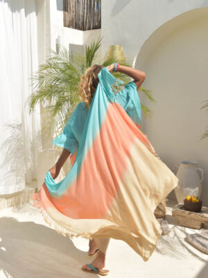 Sarong Sunny Days Turkos/Orange