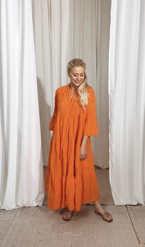 Sarah Bohome Dress Orange