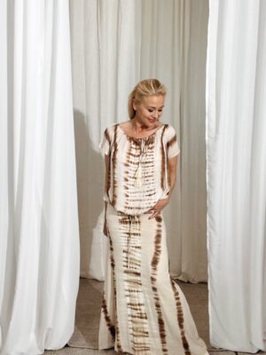 Lani Top Tie Dye Creme