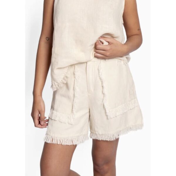 Lila Linen Shorts Summer Sand