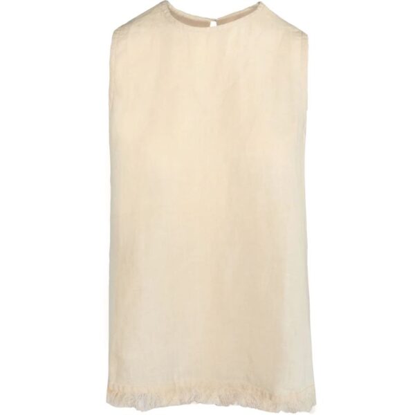Lila Linen Top Summer Sand