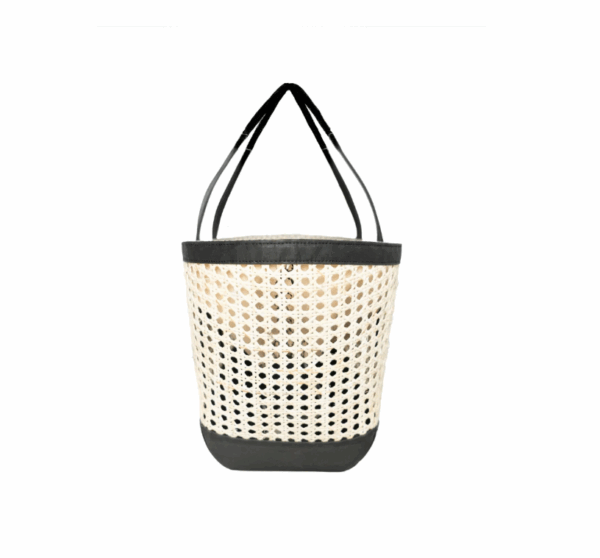Rattan Bag Jet Black - Image 2