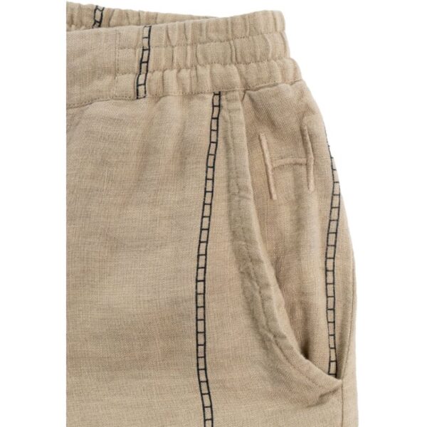 Vito Linen Waist Shorts Beige Trenchcoat