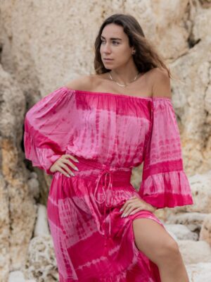 Top II Tie Dye Fuchia
