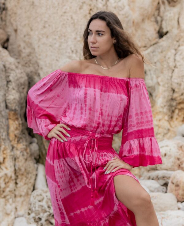 Top II Tie Dye Fuchia
